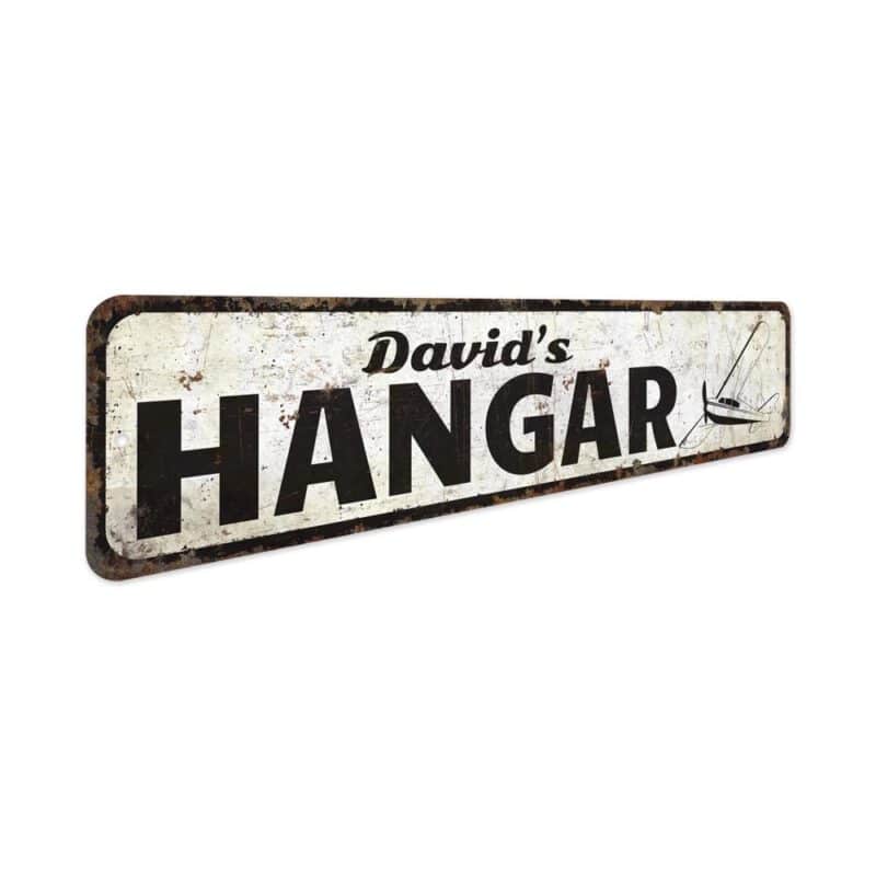 Plane-Hanger-Sign-Premium-Quality-Rustic-Metal-Sign-3