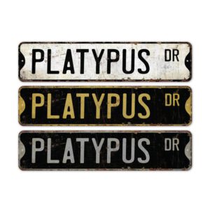 Platypus-Premium-Quality-Rustic-Metal-Sign-2