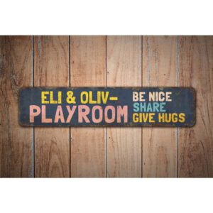 Playroom-Premium-Quality-Rustic-Metal-Sign-Images