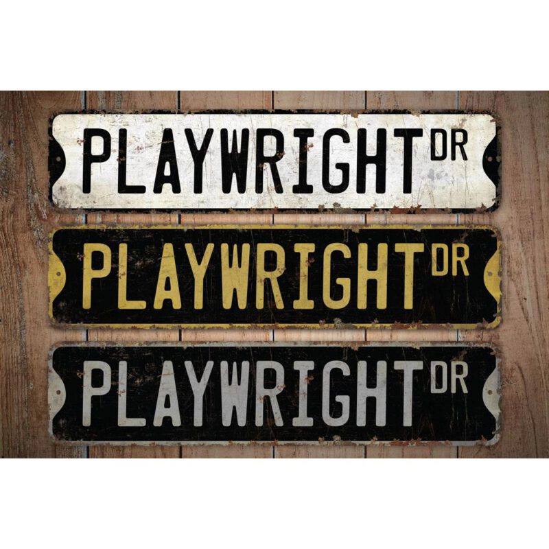 Playwright-Premium-Quality-Rustic-Metal-Sign-Images