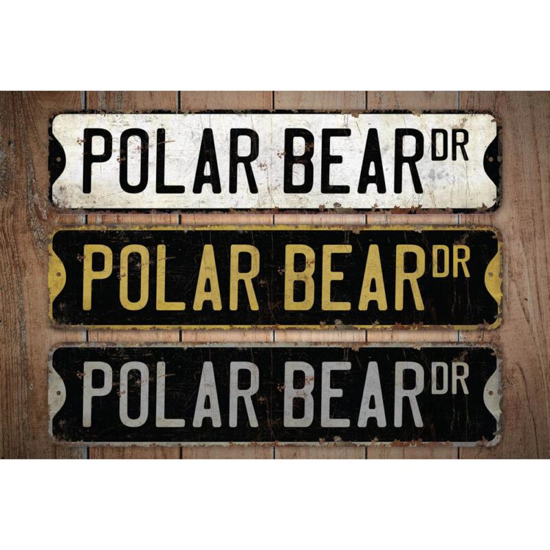 Polar-Bear-Premium-Quality-Rustic-Metal-Sign-Images