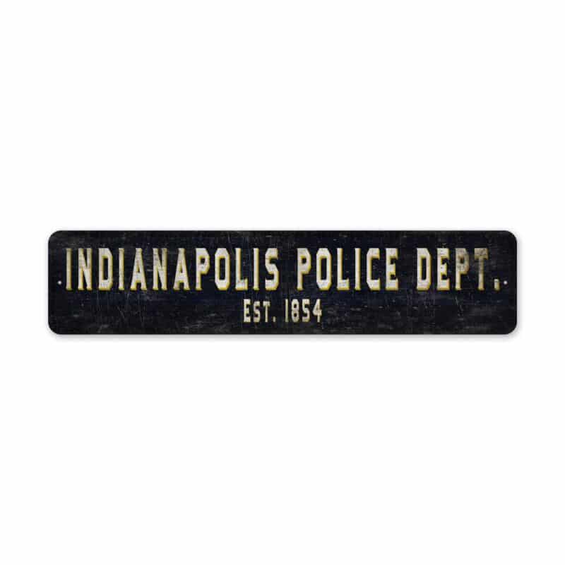 Police-Dept-Sign-Premium-Quality-Rustic-Metal-Sign-2