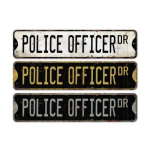 Police-Officer-Premium-Quality-Rustic-Metal-Sign-2