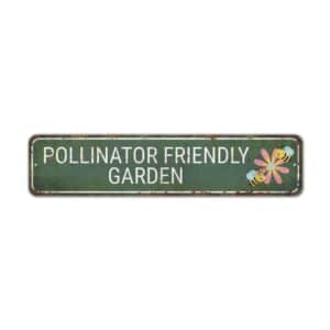 Pollinator-Friendly-Garden-Premium-Quality-Rustic-Metal-Sign-2