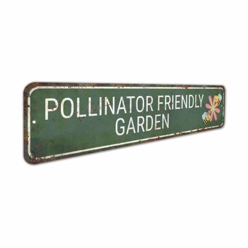 Pollinator-Friendly-Garden-Premium-Quality-Rustic-Metal-Sign-3