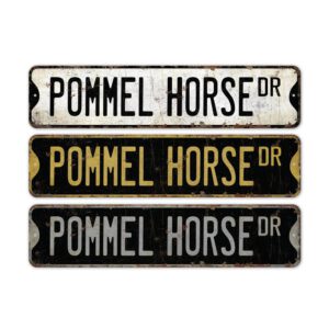 Pommel-Horse-Premium-Quality-Rustic-Metal-Sign-2