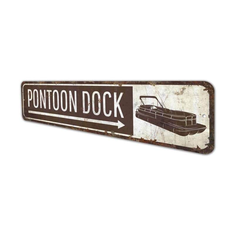 Pontoon-Dock-Sign-Premium-Quality-Rustic-Metal-Sign-4