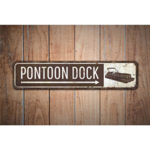 Pontoon-Dock-Sign-Premium-Quality-Rustic-Metal-Sign-Images