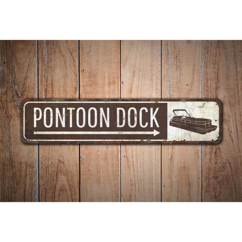 Pontoon-Dock-Sign-Premium-Quality-Rustic-Metal-Sign-Images