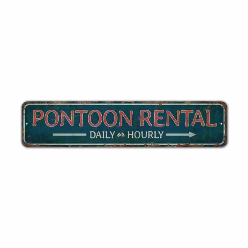 Pontoon-Rental-Sign-Premium-Quality-Rustic-Metal-Sign-2