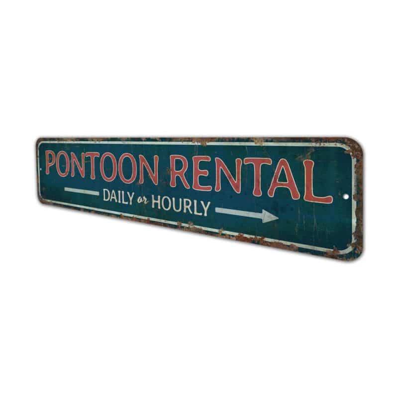 Pontoon-Rental-Sign-Premium-Quality-Rustic-Metal-Sign-4