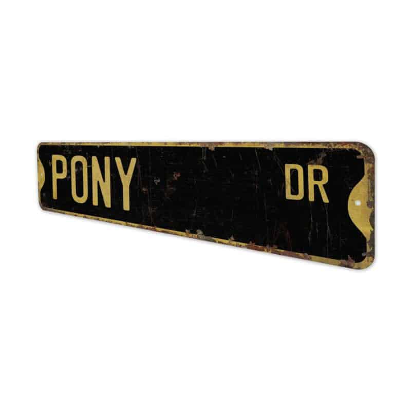 Pony-Premium-Quality-Rustic-Metal-Sign-6