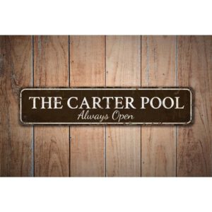 Pool-Open-Sign-Premium-Quality-Rustic-Metal-Sign-Images