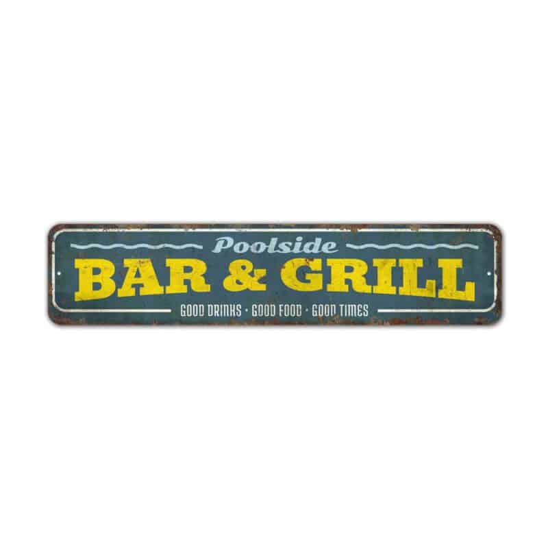 Poolside-Bar-And-Grill-Premium-Quality-Rustic-Metal-Sign-2