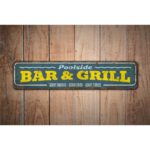 Poolside-Bar-And-Grill-Premium-Quality-Rustic-Metal-Sign-Images