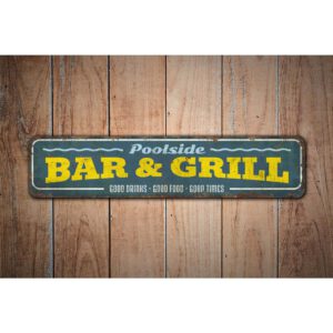 Poolside-Bar-And-Grill-Premium-Quality-Rustic-Metal-Sign-Images