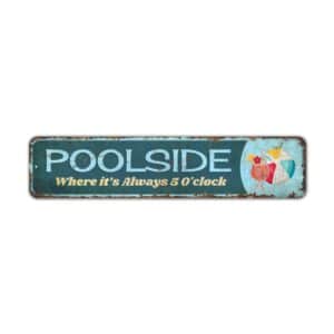 Poolside-Sign-Premium-Quality-Rustic-Metal-Sign-2