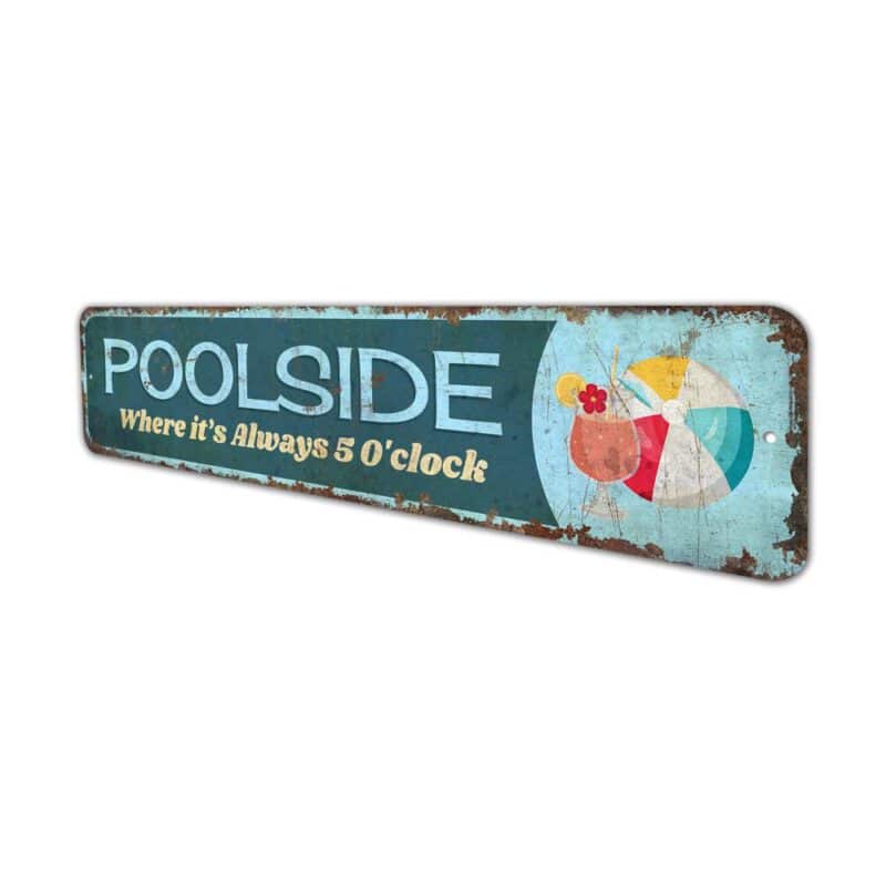 Poolside-Sign-Premium-Quality-Rustic-Metal-Sign-4