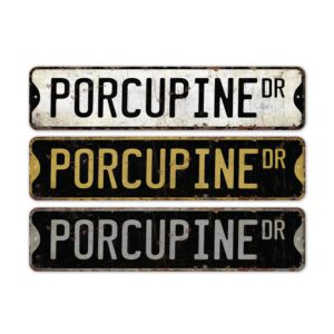 Porcupine-Premium-Quality-Rustic-Metal-Sign-2