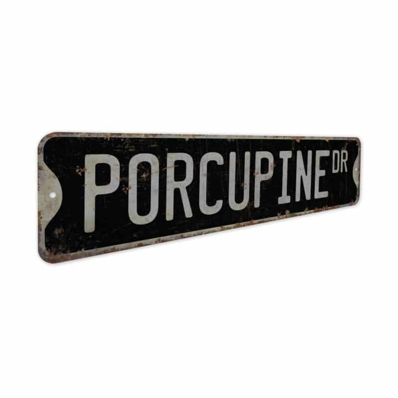 Porcupine-Premium-Quality-Rustic-Metal-Sign-7