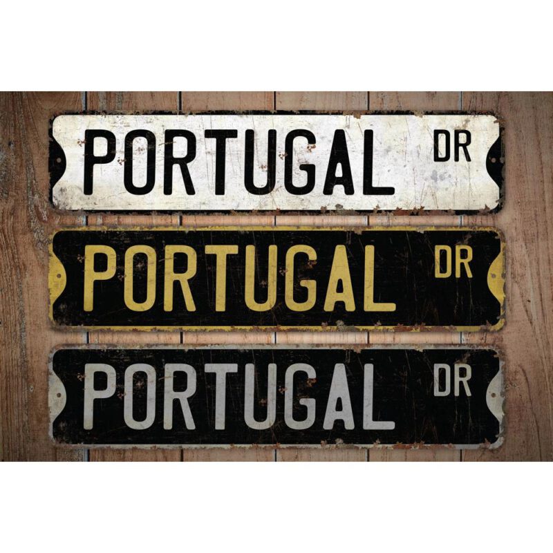 Portugal-Premium-Quality-Rustic-Metal-Sign-Images