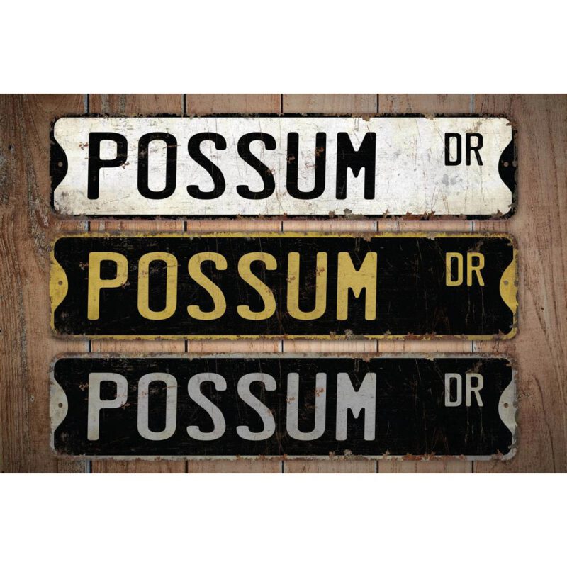 Possum-Premium-Quality-Rustic-Metal-Sign-Images