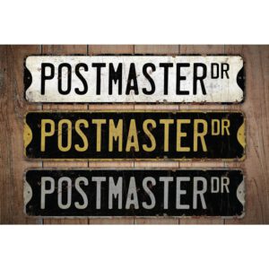 Postmaster-Premium-Quality-Rustic-Metal-Sign-Images