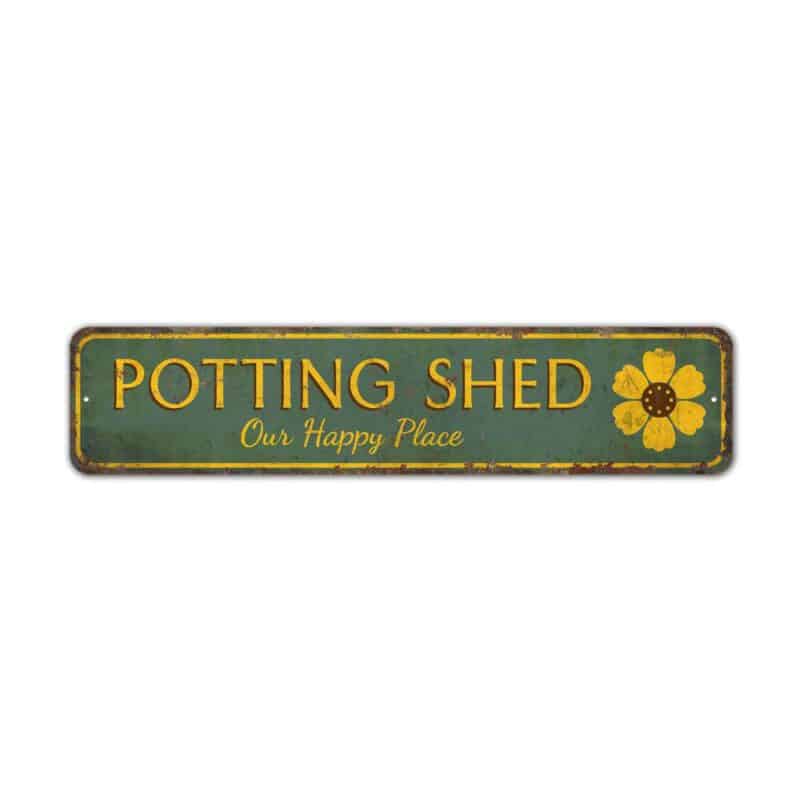 Potting-Shed-Sign-Premium-Quality-Rustic-Metal-Sign-2