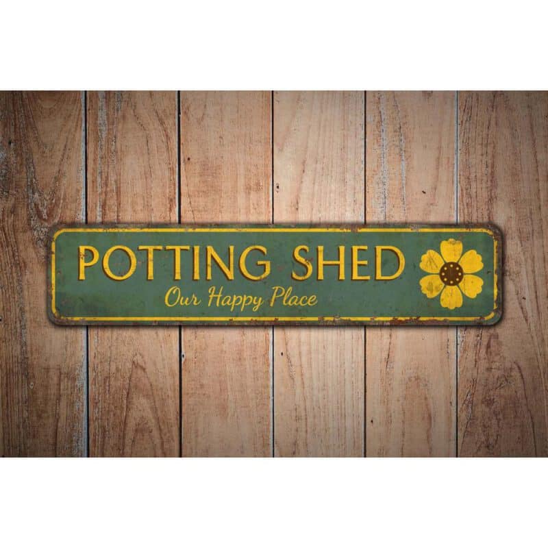 Potting-Shed-Sign-Premium-Quality-Rustic-Metal-Sign-Images