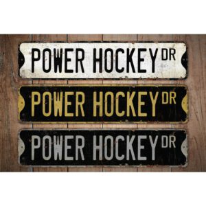 Power-Hockey-Premium-Quality-Rustic-Metal-Sign-Images