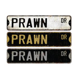 Prawn-Premium-Quality-Rustic-Metal-Sign-2