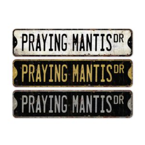 Praying-Mantis-Premium-Quality-Rustic-Metal-Sign-2