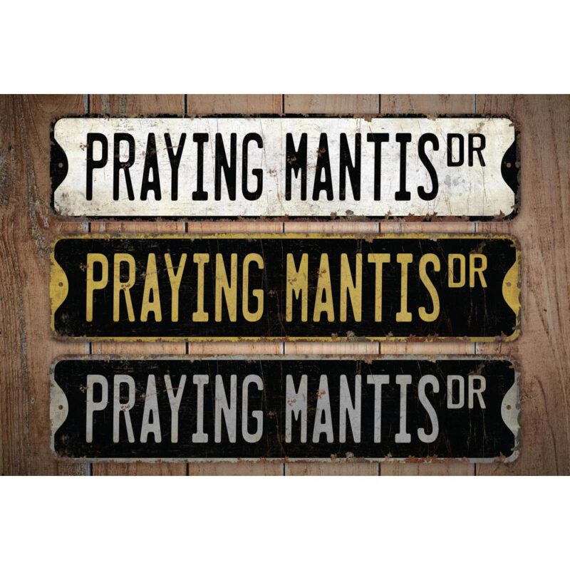 Praying-Mantis-Premium-Quality-Rustic-Metal-Sign-Images