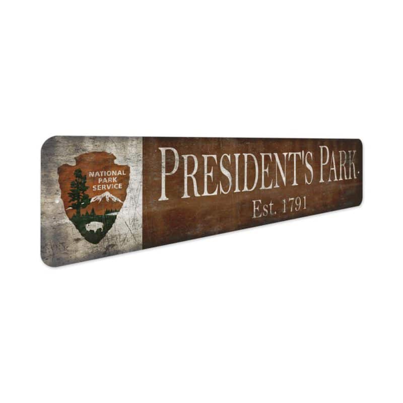 President-Park-Sign-Premium-Quality-Rustic-Metal-Sign-3