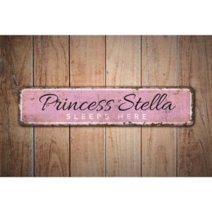 Princess-Sleeps-Here-Sign-Premium-Quality-Rustic-Metal-Sign-Images