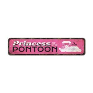 Princess-of-the-Pontoon-Premium-Quality-Rustic-Metal-Sign-2