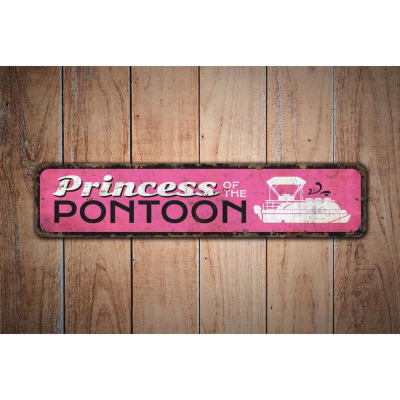 Princess-of-the-Pontoon-Premium-Quality-Rustic-Metal-Sign-Images