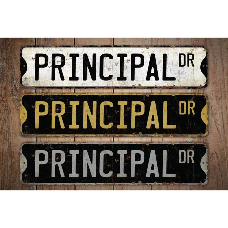 Principal-Premium-Quality-Rustic-Metal-Sign-Images