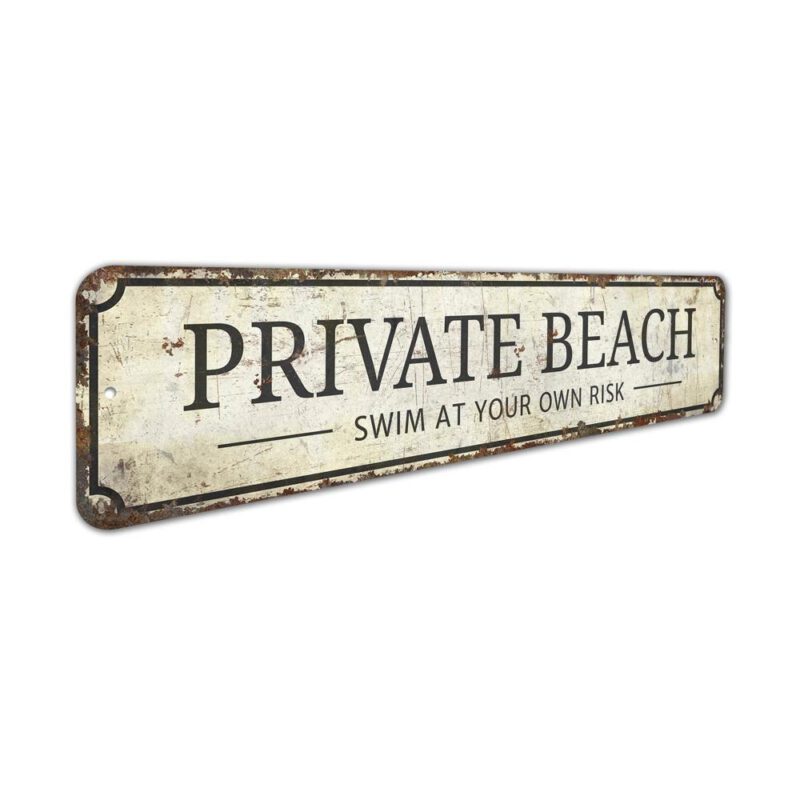 Private-Beach-Sign-Premium-Quality-Rustic-Metal-Sign-3