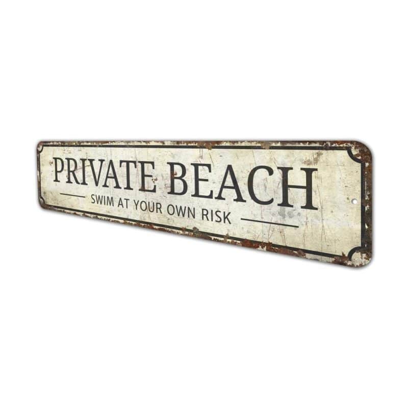 Private-Beach-Sign-Premium-Quality-Rustic-Metal-Sign-4