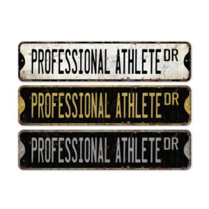 Professional-Athlete-Premium-Quality-Rustic-Metal-Sign-2