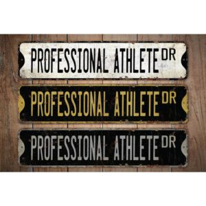 Professional-Athlete-Premium-Quality-Rustic-Metal-Sign-Images