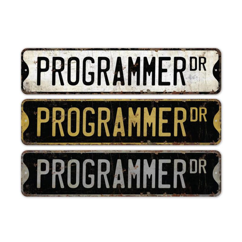 Programmer-Premium-Quality-Rustic-Metal-Sign-2