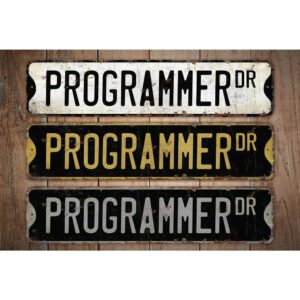 Programmer-Premium-Quality-Rustic-Metal-Sign-Images