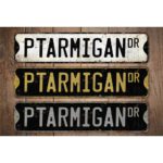 Ptarmigan-Premium-Quality-Rustic-Metal-Sign-Images