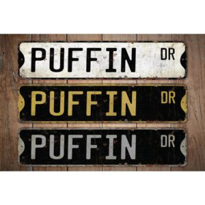 Puffin-Premium-Quality-Rustic-Metal-Sign-Images