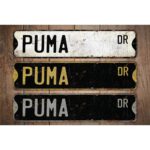 Puma-Premium-Quality-Rustic-Metal-Sign-Images