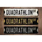 Quadrathlon-Premium-Quality-Rustic-Metal-Sign-Images