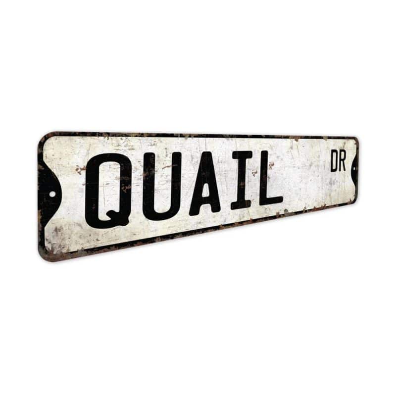 Quail-Premium-Quality-Rustic-Metal-Sign-3