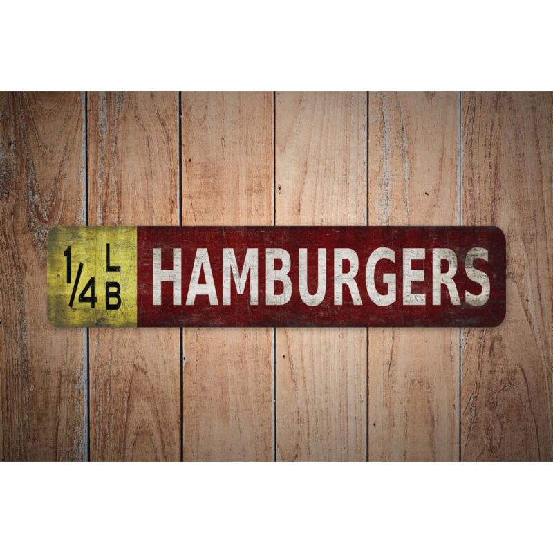 Quarter-LB-Hamburger-Sign-Premium-Quality-Rustic-Metal-Sign-Images